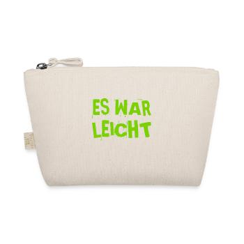 schwer sieht anders aus - Bio-Täschchen - Natur - Vorne