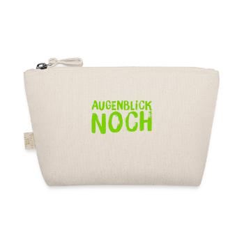 warte kurz - Bio-Täschchen - Natur - Vorne