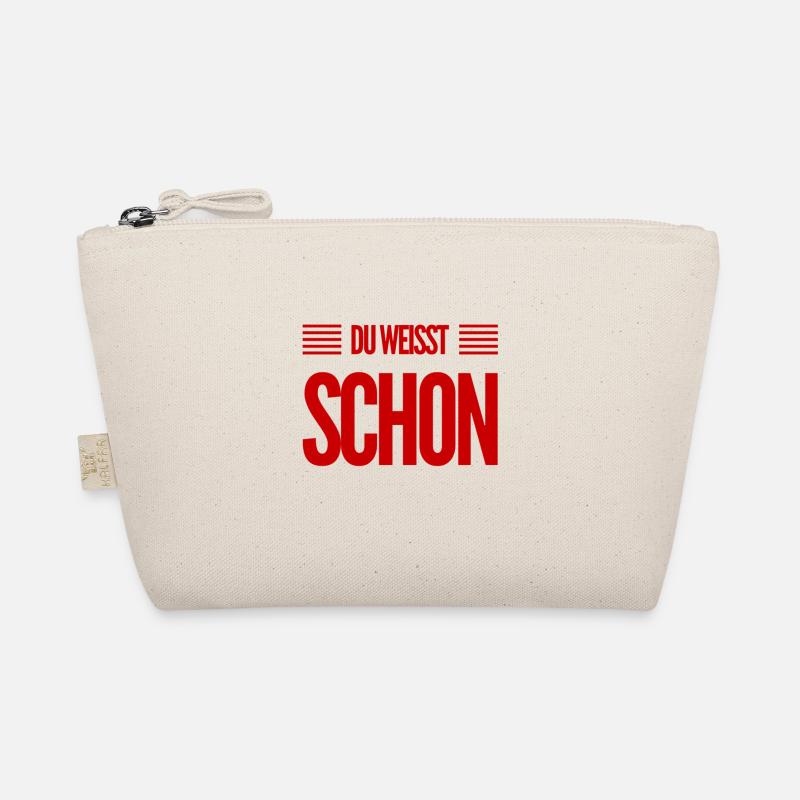 du weißt was ich meine - Bio-Täschchen - Natur