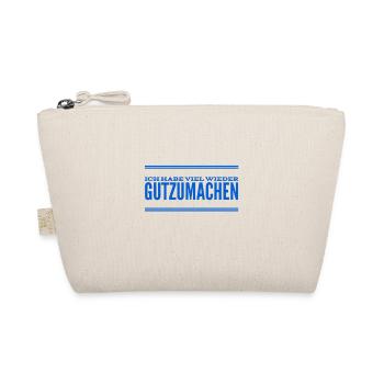 ich habe viel wieder gutzumachen - Bio-Täschchen - Natur - Vorne