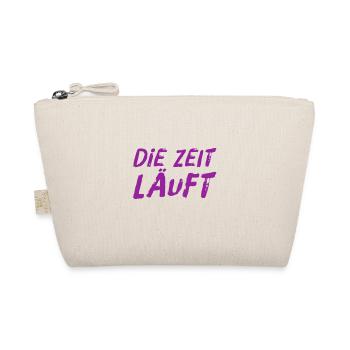 ich schau auf die Uhr - Bio-Täschchen - Natur - Vorne
