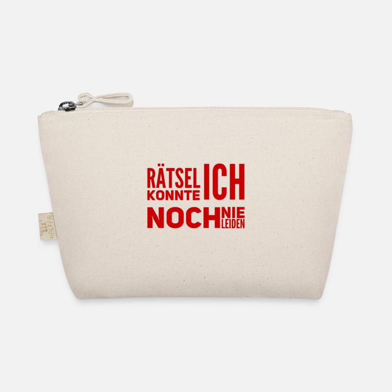 Rätsel sind nicht mein Ding Bio-Täschchen