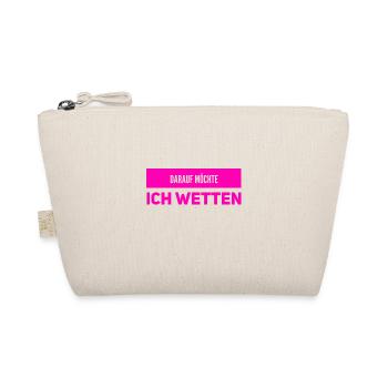 wetten geht immer - Bio-Täschchen - Natur - Vorne