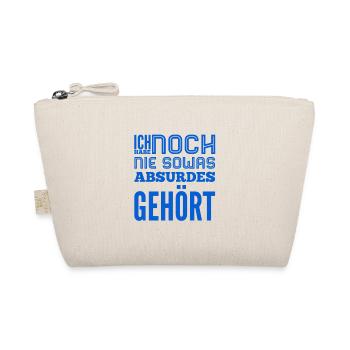 so ein Quatsch - Bio-Täschchen - Natur - Vorne