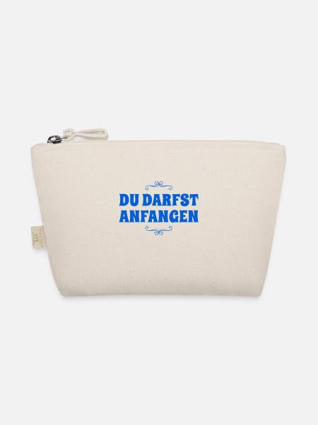 du beginnst - Bio-Täschchen - Natur - Vorne