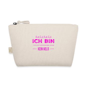 ich bin nicht heldenhaft - Bio-Täschchen - Natur - Vorne