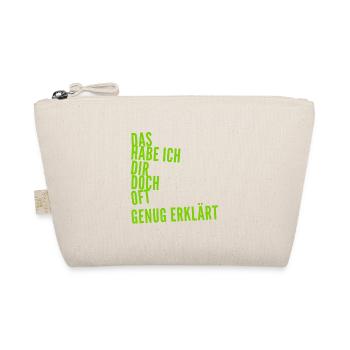 keinen Bock mehr - Bio-Täschchen - Natur - Vorne