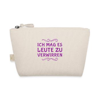 ich mag es Leute zu verwirren - Bio-Täschchen - Natur - Vorne