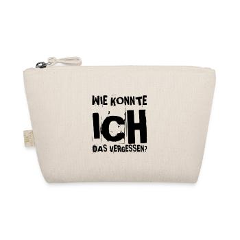 wie konnte ich das vergessen? - Bio-Täschchen - Natur - Vorne