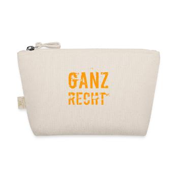 ganz recht so - Bio-Täschchen - Natur - Vorne