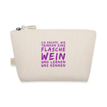 ich möchte dich kennenlernen - Bio-Täschchen - Natur - Vorne