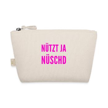 ich habe die richtige Haltung - Bio-Täschchen - Natur - Vorne