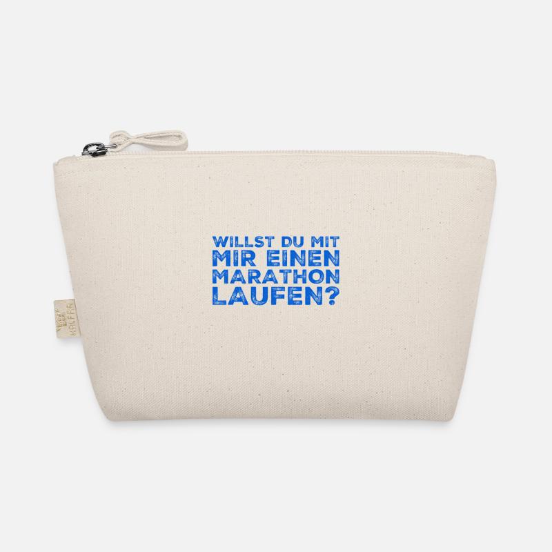 einen Marathon laufen - Bio-Täschchen - Natur