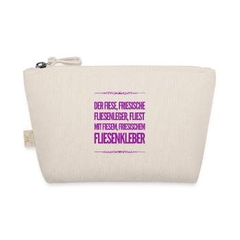 fieser Fliesenkleber - Bio-Täschchen - Natur - Vorne