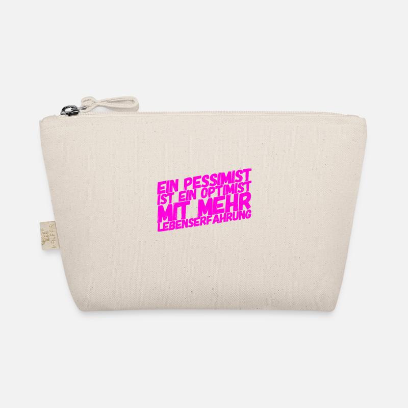 pessimistischer Optimist Bio-Täschchen