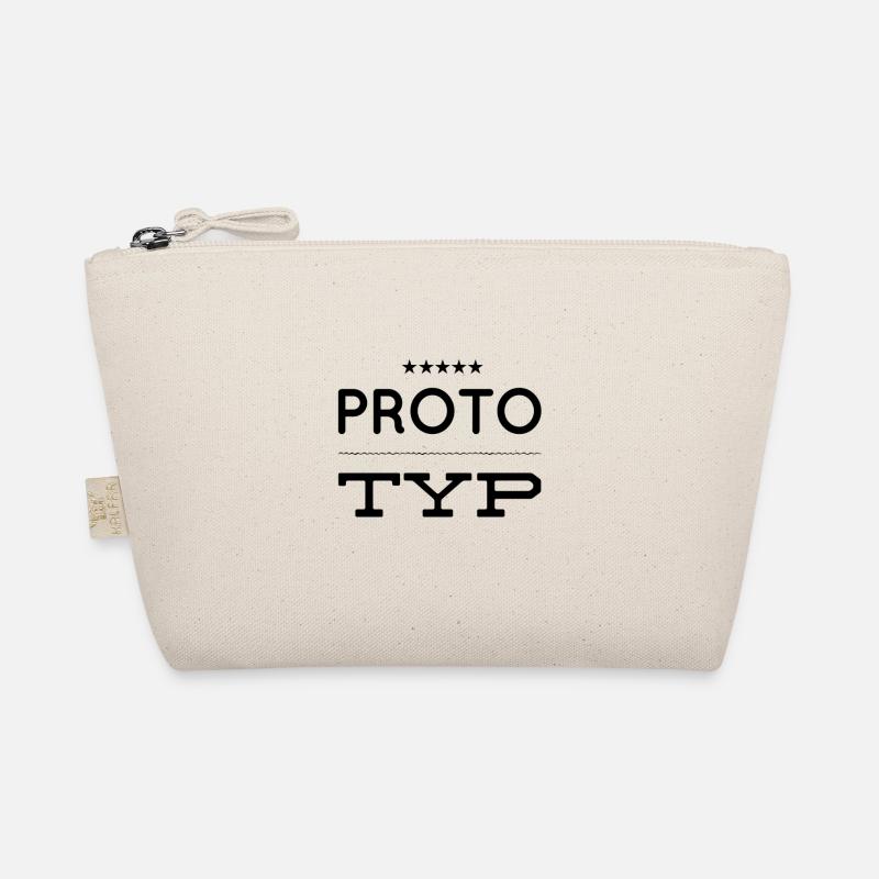 vor dir steht ein Prototyp Bio-Täschchen