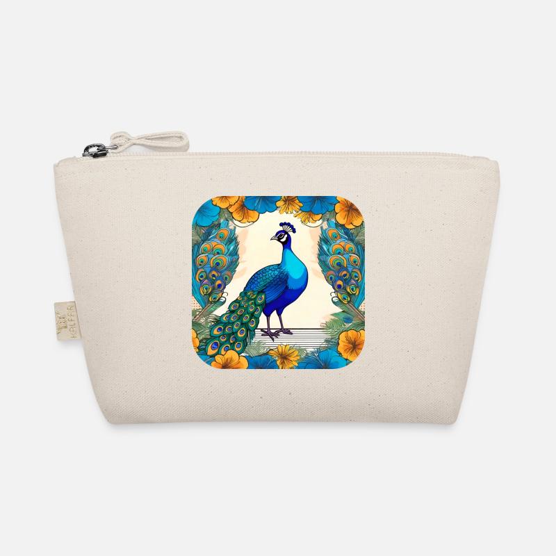 Eleganter Pfau Bio-Täschchen