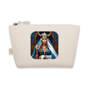 Proud Vikings in Germania Shieldmaiden - Organic Pouch - nature - Front