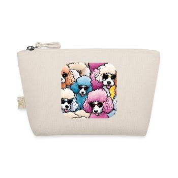 Caniche coloré Pop Art - Trousse biologique - nature - Devant