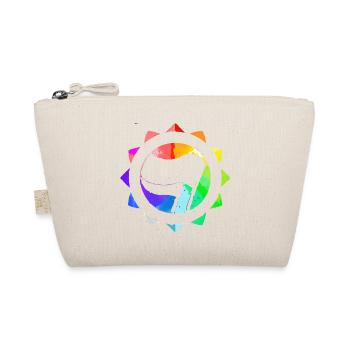 REGENBOGEN BUNT ANTIFASCHISTISCH - Bio-Täschchen - Natur - Vorne