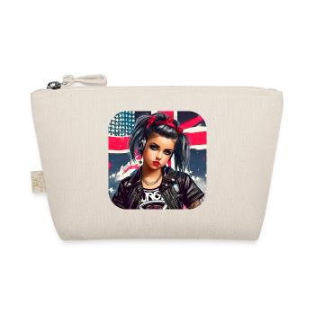 Fille Punk Cool - Trousse biologique - nature - Devant