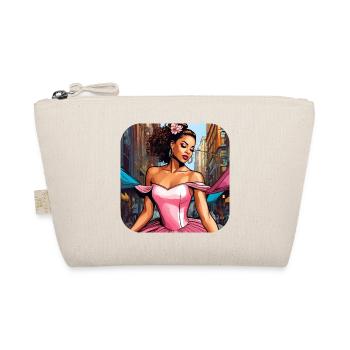 Princesse de conte de fées moderne en rose - Trousse biologique - nature - Devant