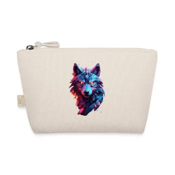 Wolf - Organic Pouch - nature - Front