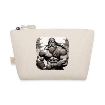 Proud Viking Warrior Germanic - Organic Pouch - nature - Front