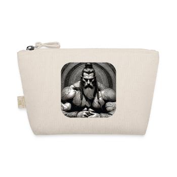 Proud Viking Warrior Germanic - Organic Pouch - nature - Front
