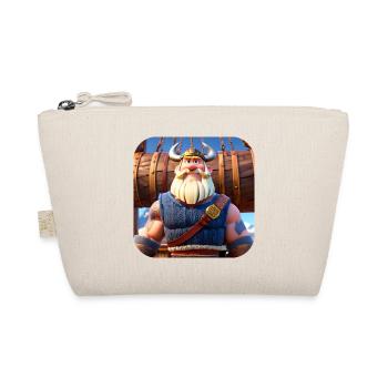 Cute Viking in comic style - Organic Pouch - nature - Front