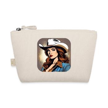 Cool Western Girl - Organic Pouch - nature - Front