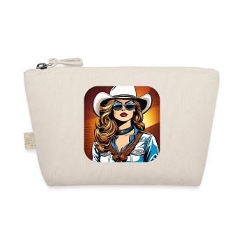 Cool Western Girl - Organic Pouch - nature - Front