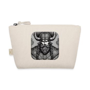 Proud Viking Warrior Germanic - Organic Pouch - nature - Front