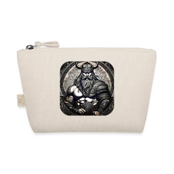 Proud Viking Warrior Germanic - Organic Pouch - nature - Front