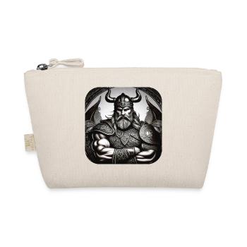Proud Viking Warrior Germanic - Organic Pouch - nature - Front