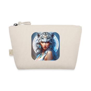 Mystic Animal Shaman Snow Leopard - Organic Pouch - nature - Front