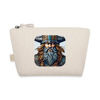 Proud Viking Warrior Germanic - Organic Pouch - nature - Front