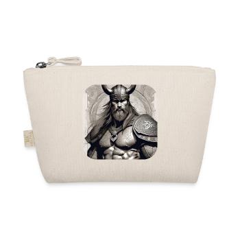 Proud Viking Warrior Germanic - Organic Pouch - nature - Front