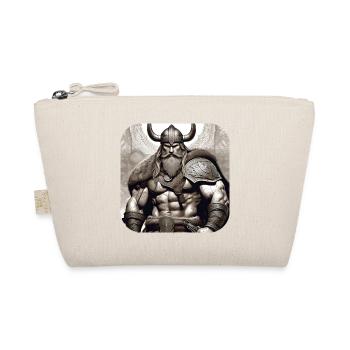 Proud Viking Warrior Germanic - Organic Pouch - nature - Front