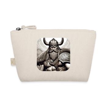 Proud Viking Warrior Germanic - Organic Pouch - nature - Front