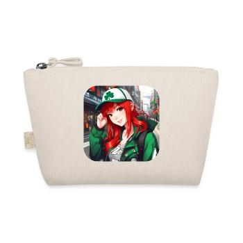 Jolie fille d’anime aux cheveux roux Irlande - Trousse biologique - nature - Devant