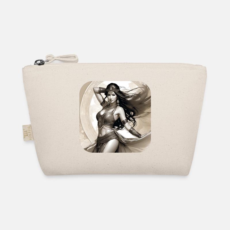 Mystical oriental belly dancer Organic Pouch