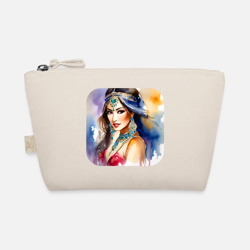 Mystical oriental belly dancer Organic Pouch