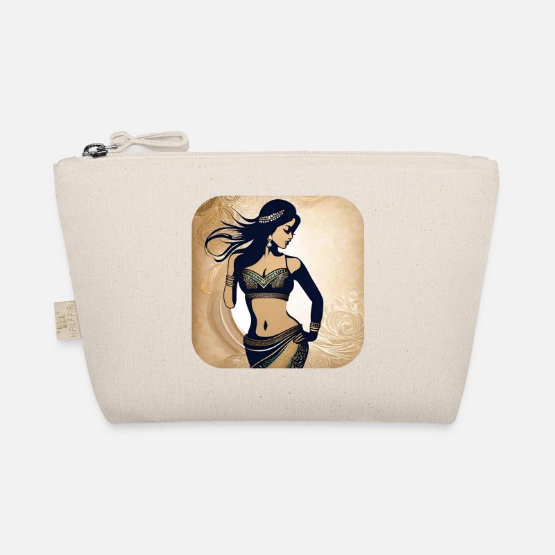 Mystical oriental belly dancer Organic Pouch