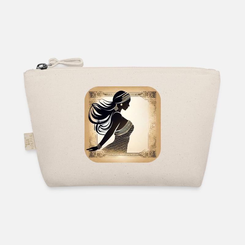 Mystical oriental belly dancer Organic Pouch