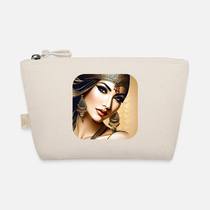 Mystical oriental belly dancer Organic Pouch
