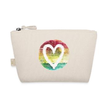 Coeur couleur couleur artiste - Trousse biologique - nature - Devant