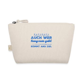 même ceux qui marchent lentement atteindront leur destination - Trousse biologique - nature - Devant