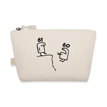 61 Years Old - 61st Birthday Fun Gift 61 Years - Organic Pouch - nature - Front