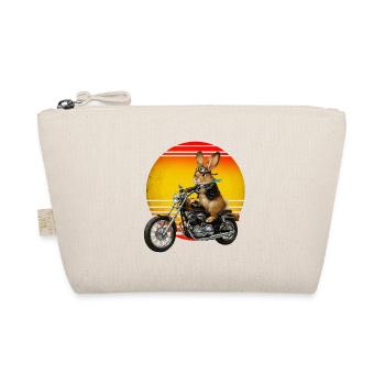 Un lapin sur une moto - Trousse biologique - nature - Devant